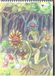 Image (12) flower power 2 - mutants végétaux hybrides et carnivores.